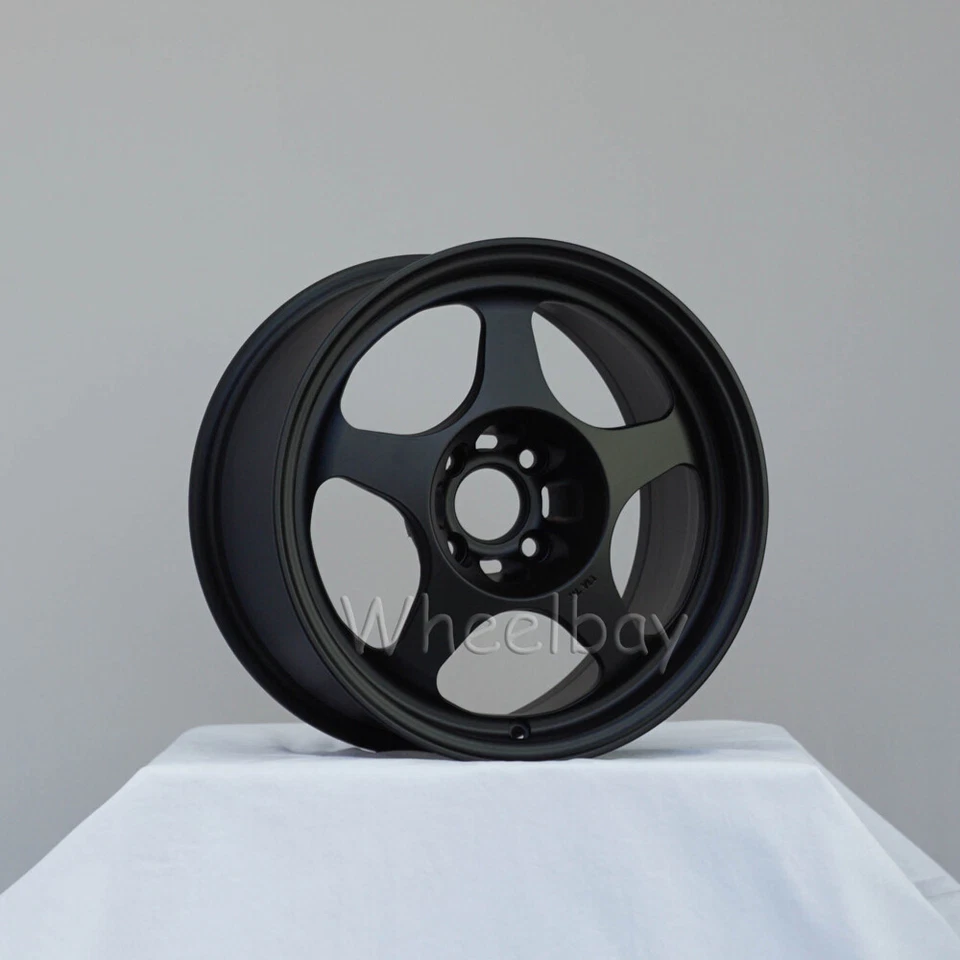 4 Rota Wheel Slipstream 15x8 4x100 40 Flat Black