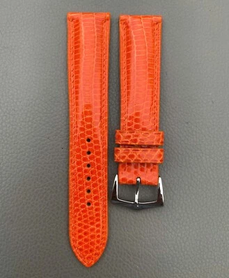 正品蜥蜴皮革表带 尺寸 1416 17 18 19 20 21 22 23 24 25 26 毫米 — 第 1/4 张图片