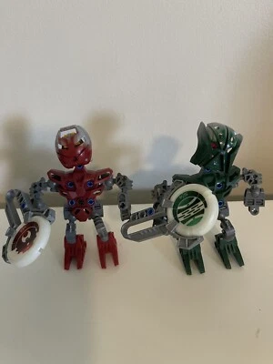 LEGO BIONICLE MATORAN OF METRU Set NUI NUHRII (8607) And Orkahm 8611 - Image 1 of 3