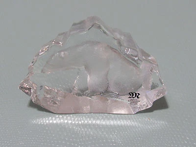 Esteras Jonasson Cristal Oso Polar Escultura Estatua Estatuilla 88118 Foto 1 de 4