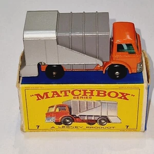 Moko Lesney Matchbox - 7c - Refuse Truck - Virtually Mint In E4 Box - Picture 1 of 16