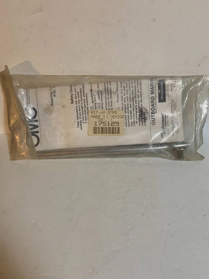 KIT DE DIRECCIÓN ORIGINAL NOS JOHNSON EVINRUDE 175125 BX19 Foto 1 de 1