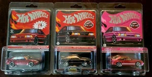 Hot Wheels 2022 2023 2024 RLC Membership 1993 Ford Mustang Cobra R Pink Lot of 3 - Picture 1 of 4
