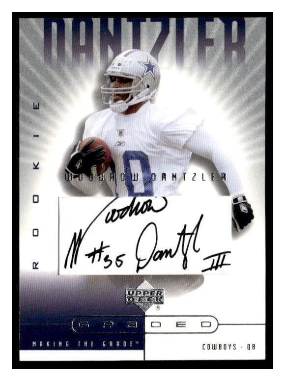 2002 UD Graded #157 Woodrow Dantzler #/550 - Image 1 of 2