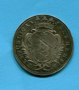 1700's SWITZERLAND BERN GARTNERPFENNIG REPUBLICA BERNESSIS CULTURA MITESCIT SILV - Picture 1 of 2