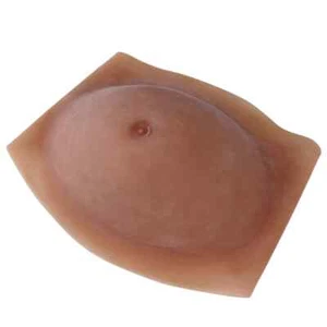 Accesorios de silicona para gemelos falsos para exhibición de vientre embarazada de gran tamaño para travestismo - Imagen 1 de 22