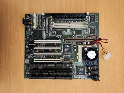 QDI P5I430VX-250DM V2.0 Socket 7 Motherboard + Pentium S 120Mhz + 16mb RAM - Image 1 of 4