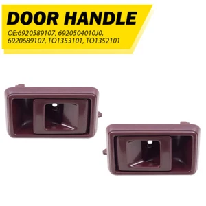 For Toyota Inside Interior Door Handle Right Left Set Gray Pickup Tacoma 4Runner - Picture 1 of 10