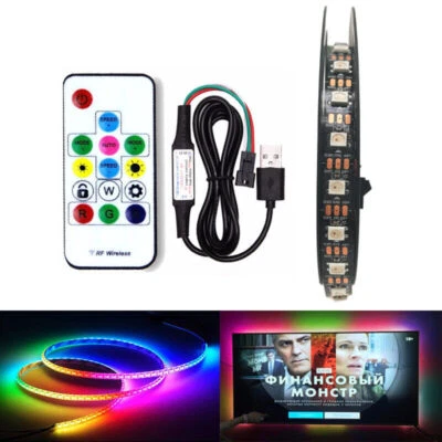 USB flexible led strip ws2812 Dream TV background pixel tape with Remote control - Image 1 of 4