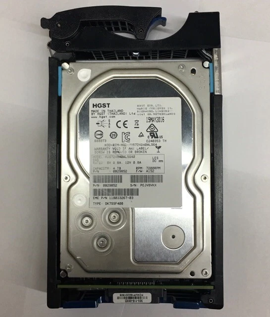 118033867-03 - Data Domain 4TB 7200 RPM SAS 3.5" HDD for Data Domain  ES30 15... - Image 1 of 1