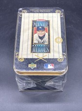 1995 UD Mickey Mantle Baseball Heroes Metallic Impressions Tin Box 10 Card Set
