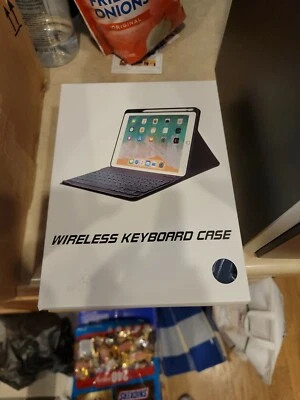 Wireless Bluetooth Keyboard Case for 10.2" iPad 9th 8th BLUE  - Image 1 of 2