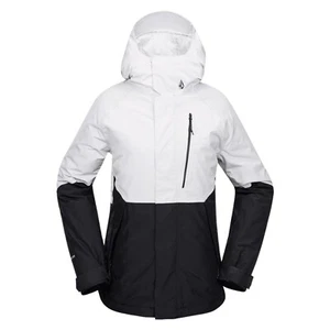Brand New Womens 2025 Volcom V.Co Aris Insulated Gore-Tex Jacket Cloud Grey - Picture 1 of 3
