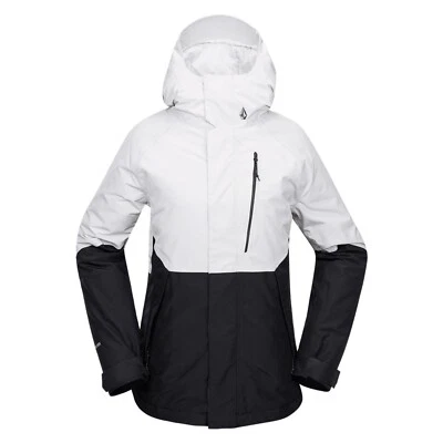 Brand New Womens 2025 Volcom V.Co Aris Insulated Gore-Tex Jacket Cloud Grey - Image 1 of 3