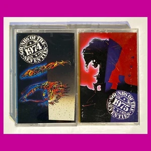 SEALED! 2 Time Life SOUNDS OF THE SEVENTIES Cassette Tapes 1974 1975 Rock Pop - Picture 1 of 3