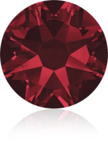 DARK SIAM Red 16ss 4mm IHC 2058 Austrian HOTFIX Flatback Crystal Rhinestone 1440 - Picture 1 of 3