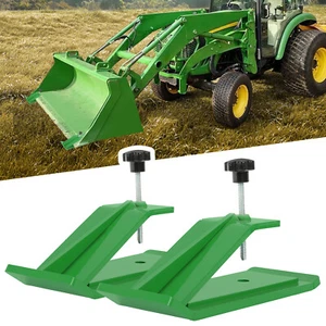 2pcs Tractor Bucket Protector Ski Edge Tamer Skid Protector Snow Leaf Removal - Picture 1 of 22