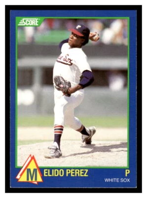 1989 Score Hottest 100 Rising Stars #79 Melido Perez - Chicago White Sox - Image 1 of 2