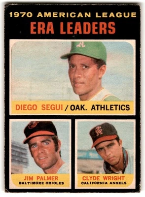 Diego Segui/Jim Palmer/Clyde Wright 1971 O-Pee-Chee #67 - Image 1 of 2