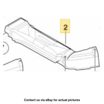 2010-2012 Mini Cooper Fuel Tank Heat Insulation USED OEM 51482753131 - Image 1 of 4