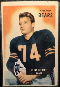 Bowman Kline Gilbert 1955 #49 Chicago Bears Guard EX - Imagen 1 de 2