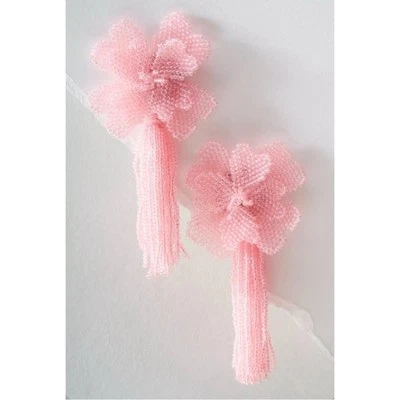 Free People Oracle Dangles in Blush Iridescent NWT Fairy Mermaid Summer Beach - Image 1 of 4