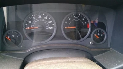 Speedometer Cluster 120 MPH Power Door Locks Fits 08 Jeep Compass OEM - Image 1 of 4