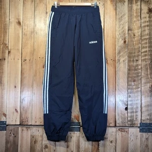 Pantalones de chándal Adidas para hombre de caparazón blando talla mediana azul marino fútbol holgados retro - Imagen 1 de 11