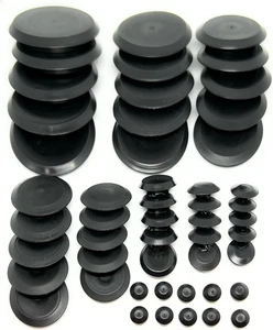 Set Spine in Plastica 50 Pezzi - Spine Corpo Auto per Fori Tondi - Lamiera e Foro - Foto 1 di 12