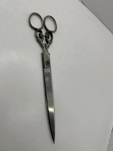 ANTIQUE GLICO GERMAN-MADE 9 -INCH METAL SEWING SCISSORS SHEARS - Picture 1 of 9