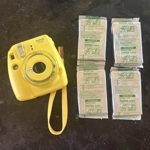 Instax Mini 9 Polaroid Camera With Four Packages Of Film  - Picture 1 of 3