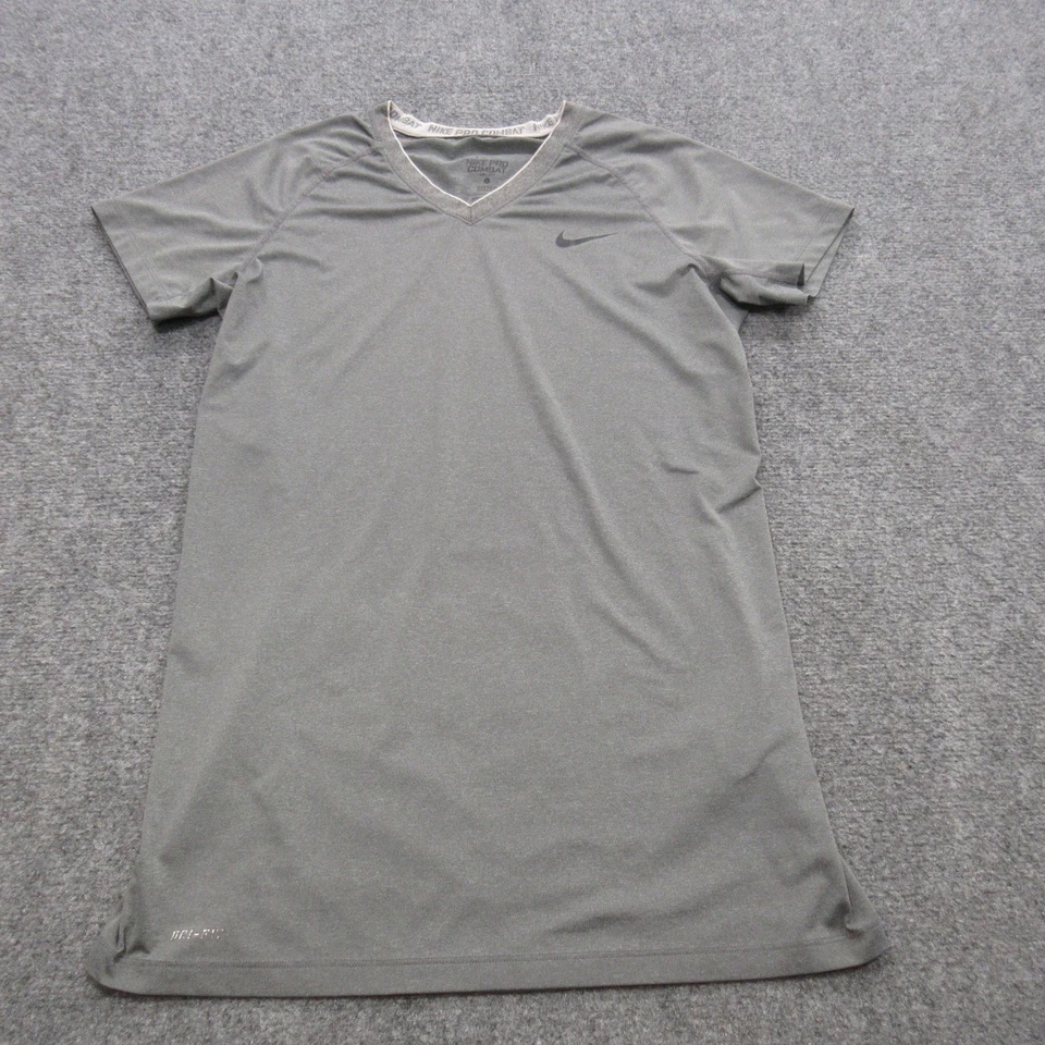 Nike Pro Combat Dri-FIT Shirt Mens Large Athletic Fitted Performance Tee Top - Image 1 of 4