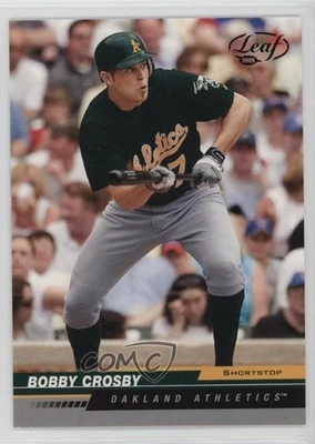 2005 Leaf Black Bobby Crosby #144 - Image 1 of 2