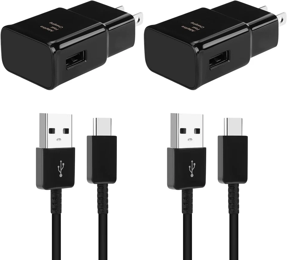 Chargers for Android Adaptive Fast Charging Wall Charger With USB Type C Cabl...