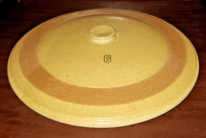 #6 - 6 gallon; 13 1/4" Diameter Stoneware Crock Lid Only - Picture 1 of 6