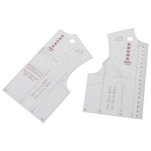 2pcs/set 1:5 Women Clothes Prototype Ruler Drawing Template Tailor Sewing YXI4 - Picture 1 of 10
