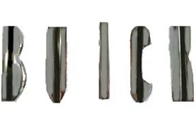 1955-1956 CARTAS DE CAPUZ BUICK CROMADAS para Especiais e Séculos +LISTA DE VENDA DE PEÇAS - Imagem 1 de 3