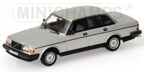 wonderful diecast-modelcar 1/1 8 VOLVO 240 GL SALOON 1986 - silver metallic - Image 1 of 1
