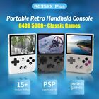RG35XX PLUS Retro Game Console 64GB 5000+ Classic Games 3.5In IPS Support9875