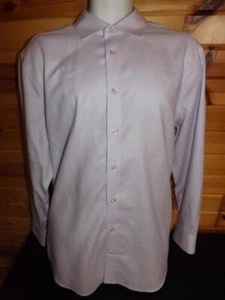 CHARLES TYRWHITT JERMYN STREET LONDON Size 17 34 LINEN BLEND PURPLE DRESS SHIRT - Picture 1 of 6