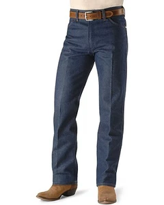 Men's Wrangler® Cowboy Cut® Premium Performance Regular Fit Navy Jeans 47MWZ - Picture 1 of 3