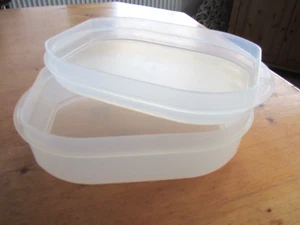 Tupperware 2 Behälter f. Frische Kabinett flach + hoch gut-sehr gut RARITÄT - Bild 1 von 7