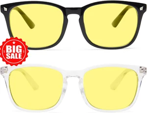 Gafas De Vision Nocturna Para Conducir - Lentes Gafas De Conducción Día Y Noche. - Picture 1 of 7