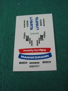 HOJA DE CALCOMANÍAS ESCALÉTRICAS ORIGINALES RL M3675 C699 MERCEDES CLASE C PROMARKT - Imagen 1 de 1