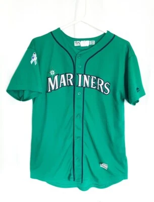 Seattle Mariners Jersey Felix Hernandez #34 Majestic Youth Size XL - D48 - Image 1 of 4
