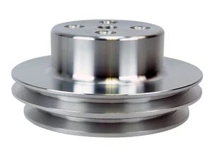 Pulley Aluminum, 2 Groove w/P [116-2WPA] - Picture 1 of 3
