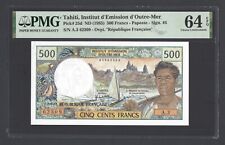 Tahiti 500 Francs ND(1985) P25d Uncirculated Graded 64