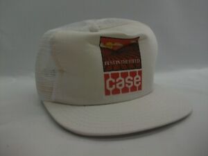 CASE Best In The Field chapeau vintage blanc Snapback casquette camionneur