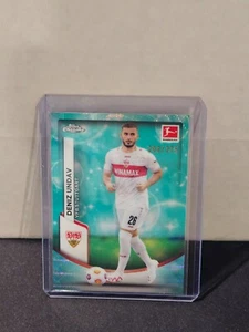 2024 Topps Chrome Bundesliga Soccer Aqua Bubble Wave Refractor #92 Deniz Undav - Picture 1 of 2