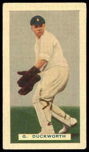 Hoadleys - 'Test Cricketers (40)' (1936) - #27 - G. Duckworth (Lancashire) - Picture 1 of 2